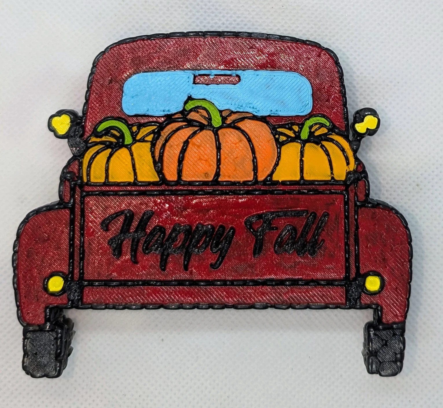 Fun Fall Vehicles Happy Fall Truck — Laserbob's Custom Crafts