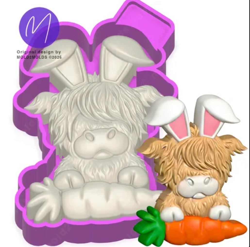 3D highland with carrot