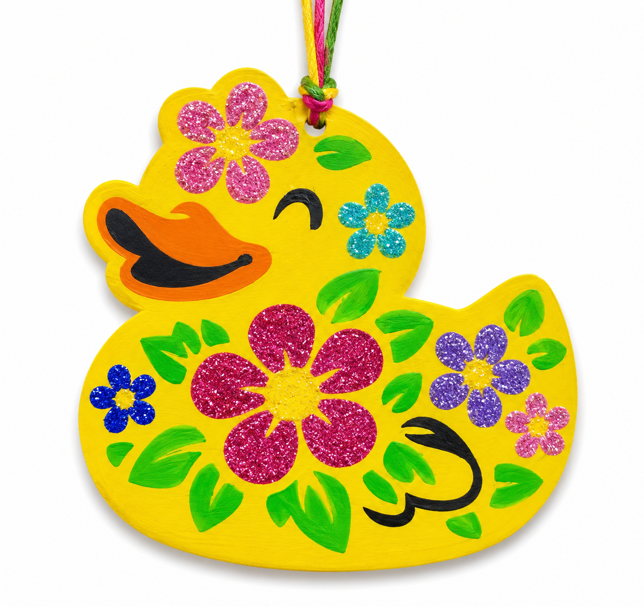 FLORAL RUBBER DUCK