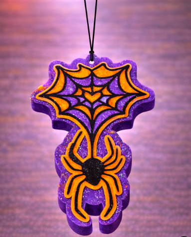 Spiderweb with Hanging spider