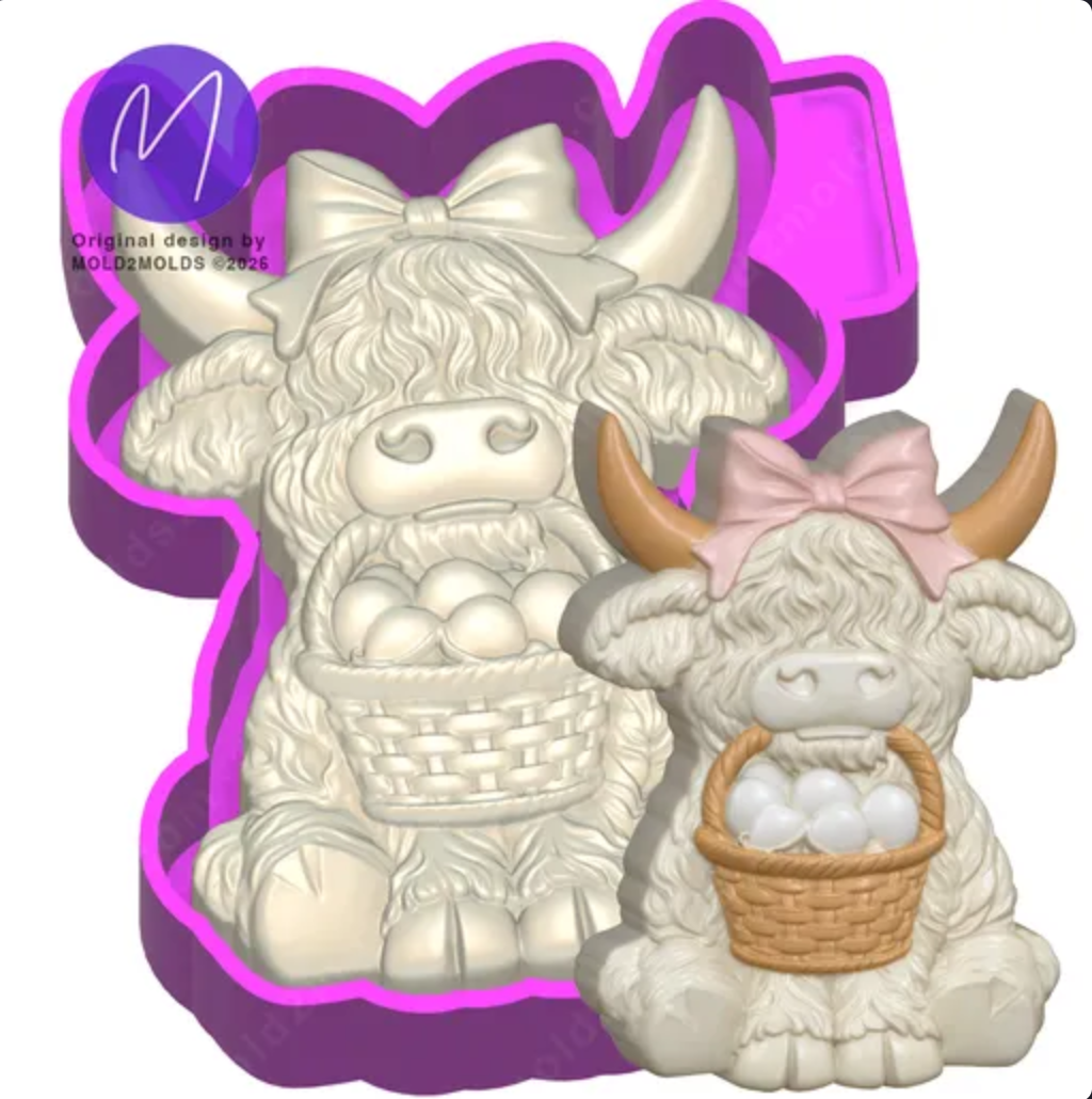 3D highland with basket