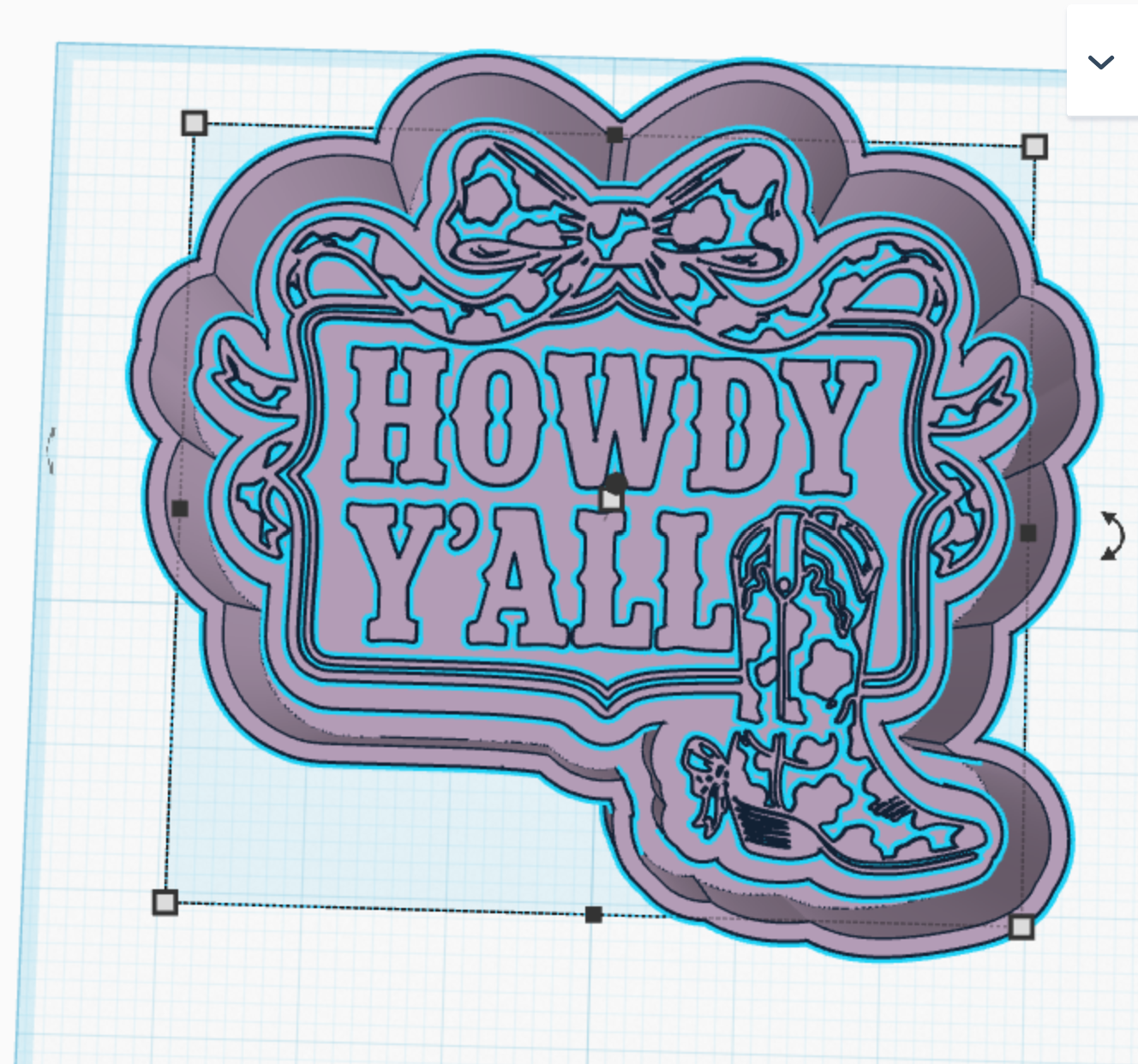 Howdy Ya'll Cow Print