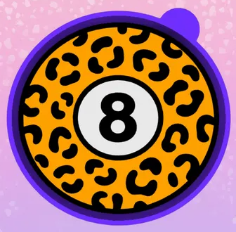 Leopard Print 8 Ball
