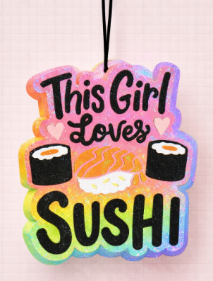This girl loves Sushi