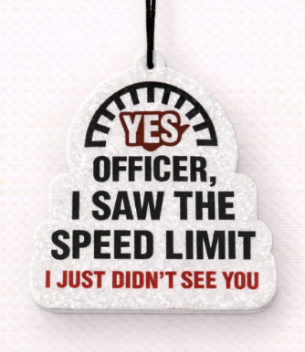 Yes Officer, I Saw the Speed Limit