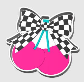 Checkered Cherry Trinket Dish