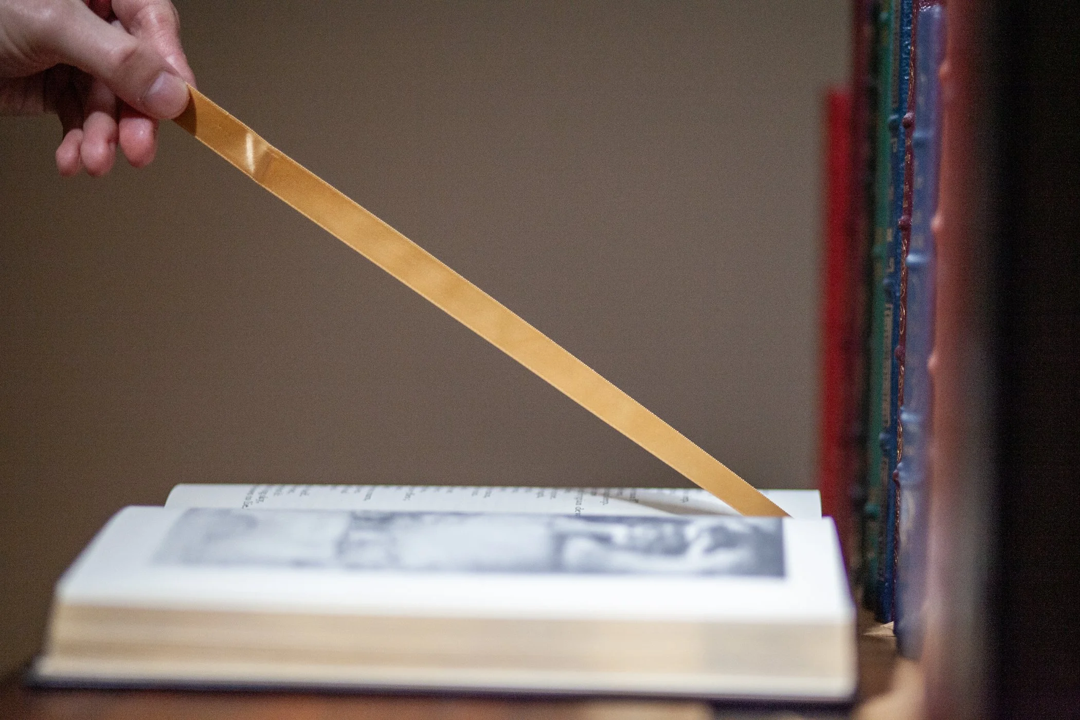  I was playing around with the different stages of using the ribbon book mark.  