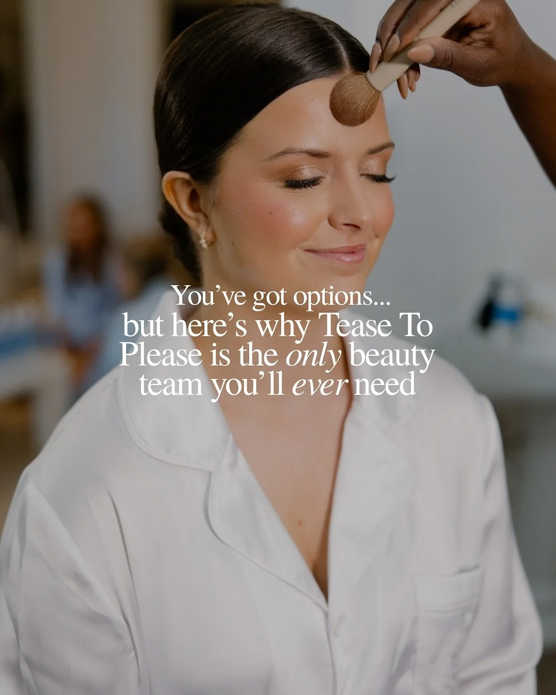 When it comes to your big day, don&rsquo;t settle. Here&rsquo;s why Tease To Please is the last beauty team you&rsquo;ll ever search for ✨

🖤 No matter your style, vibe, or location-we&rsquo;ve got your perfect match. With 40+ artists, you&rsquo;ll 