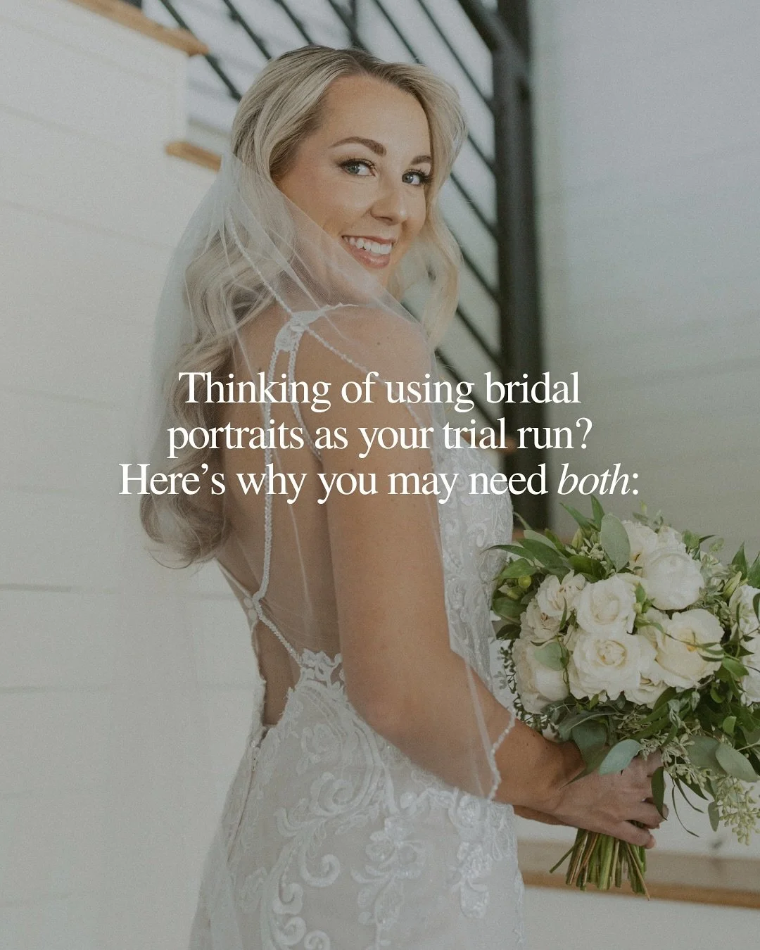 Swipe to see why bridal portraits &amp; trial runs are sisters, not twins 👯&zwj;♀️

#teasetopleasehairandmakeup bridal portraits. bridal trial. bridal hair. bridal makeup