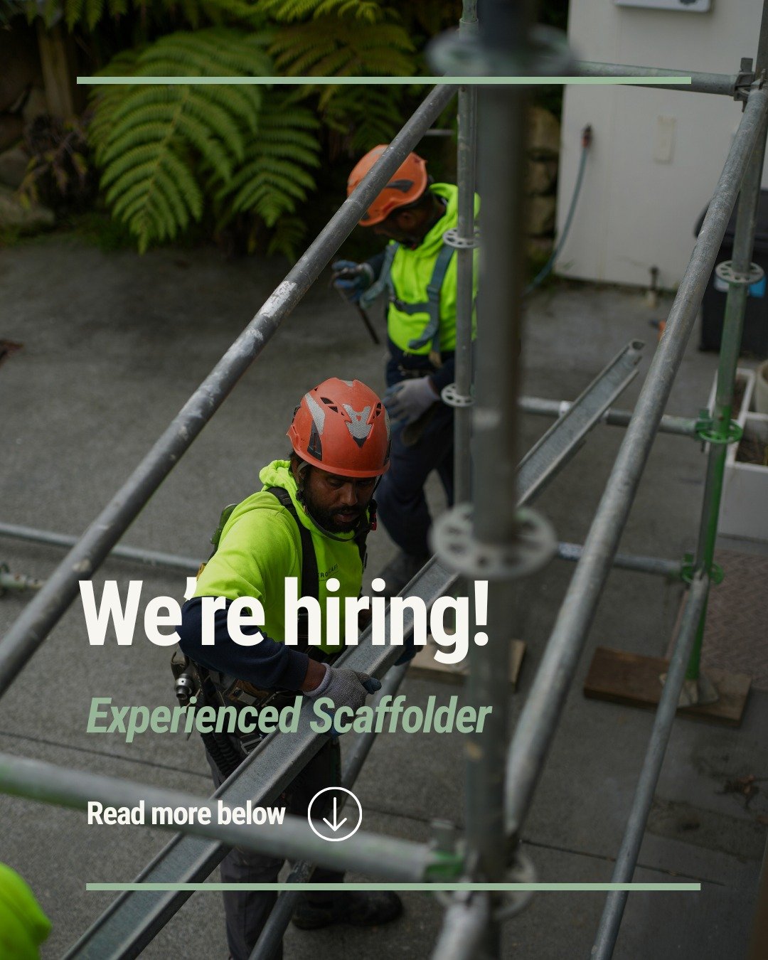 We're on the lookout for an experienced scaffolder to join our team, based at our Silverdale branch! 

Duties will include:
- Erecting and dismantling scaffolding
- Loading and unloading trucks
- Alteration of scaffold as required

If you are a scaff