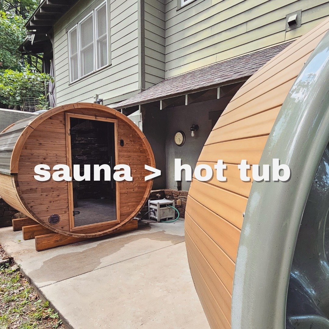 The Era of the Hot Tub is Over.

Out with the murky maintenance, in with the clean heat. This client ditched his old hot tub and replaced it with a handcrafted barrel sauna&mdash;and the upgrade speaks for itself.

Here&rsquo;s why more people are ch