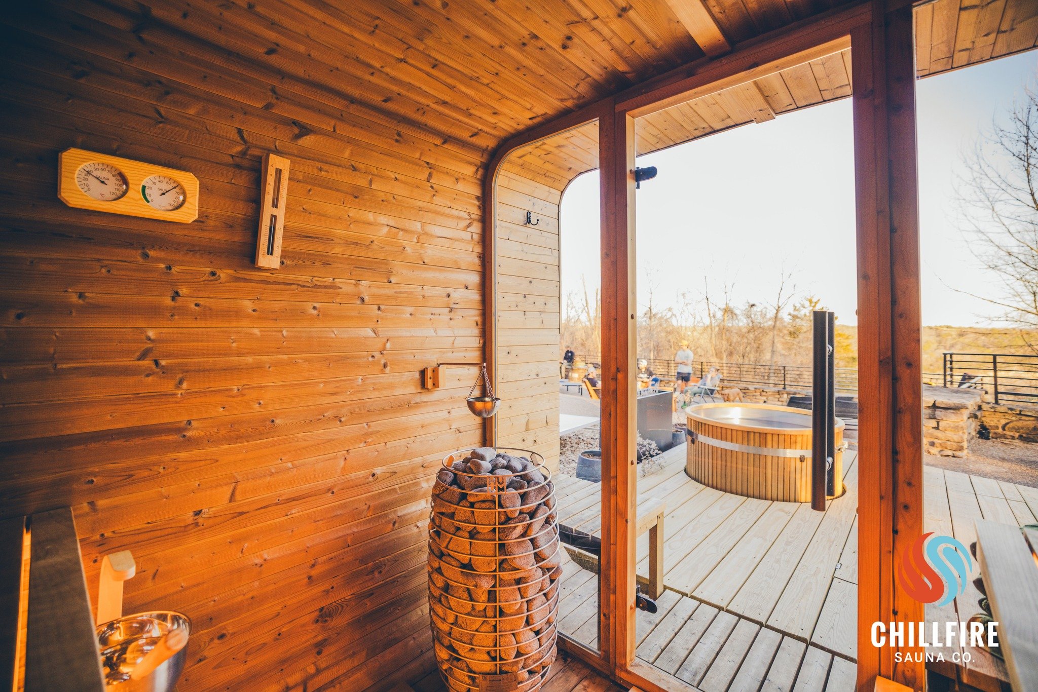 Clean lines. No wasted space. 

The Sauna Square is a great example of how modern design and performance can work together. It&rsquo;s compact enough to fit into most backyards, but built with the insulation and materials needed to hold consistent he