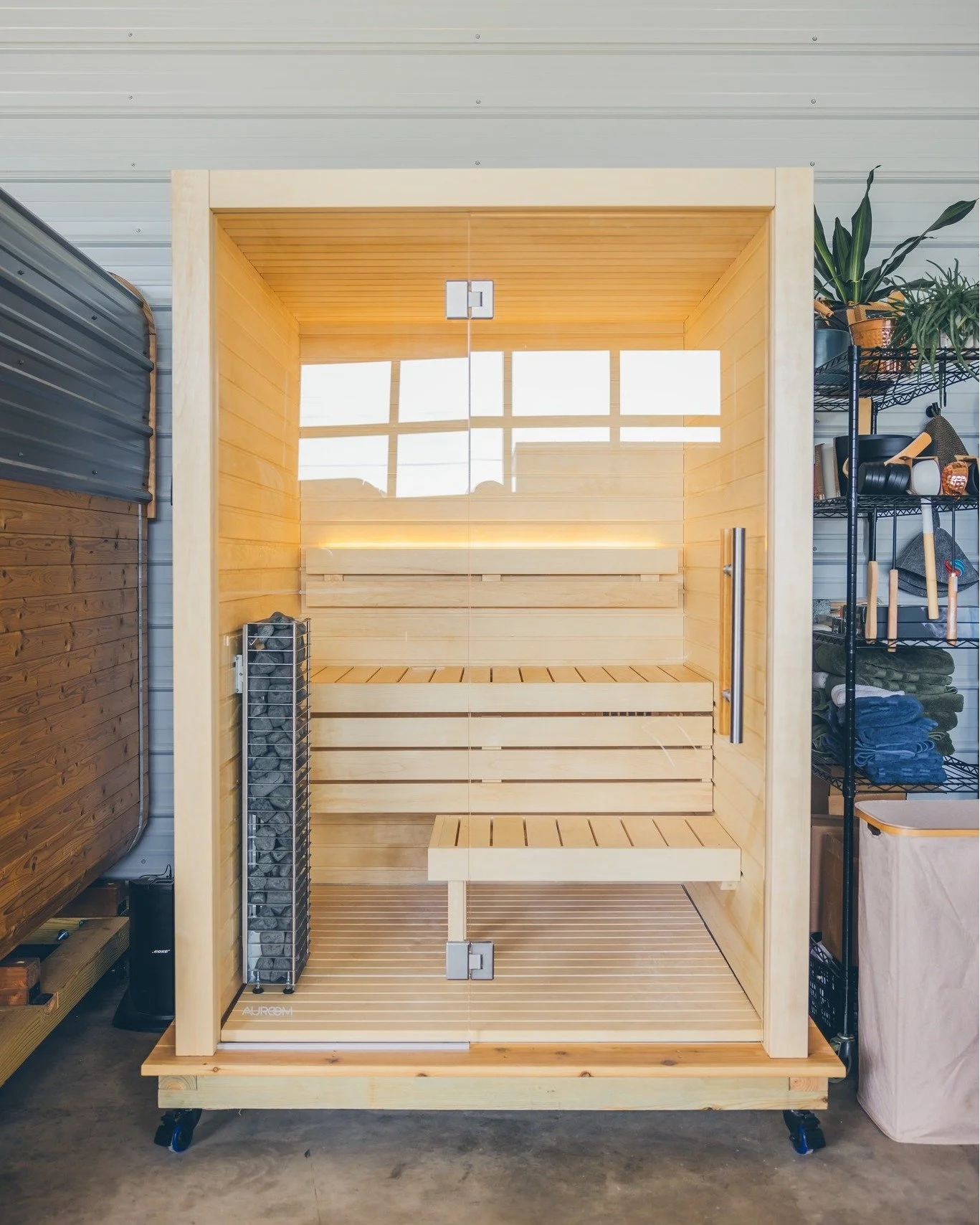 DETAIL FOCUS

The difference between a good sauna and a great one is in the details.

How the door seals, the thickness of the glass, the height of the benches. You shouldn't have to guess what you're getting.

We built our showroom so you can feel t
