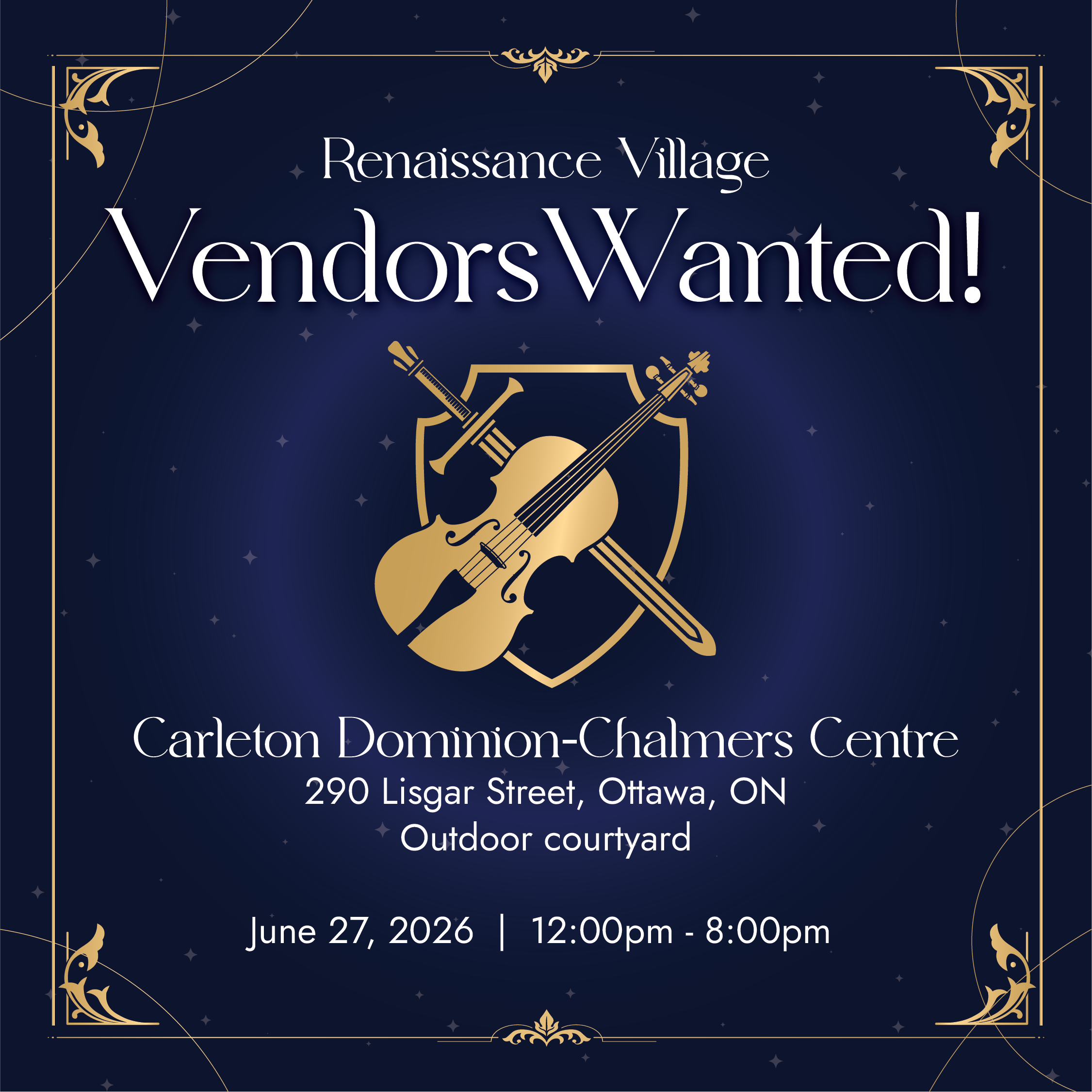 The Renaissance Village: Vendor Information