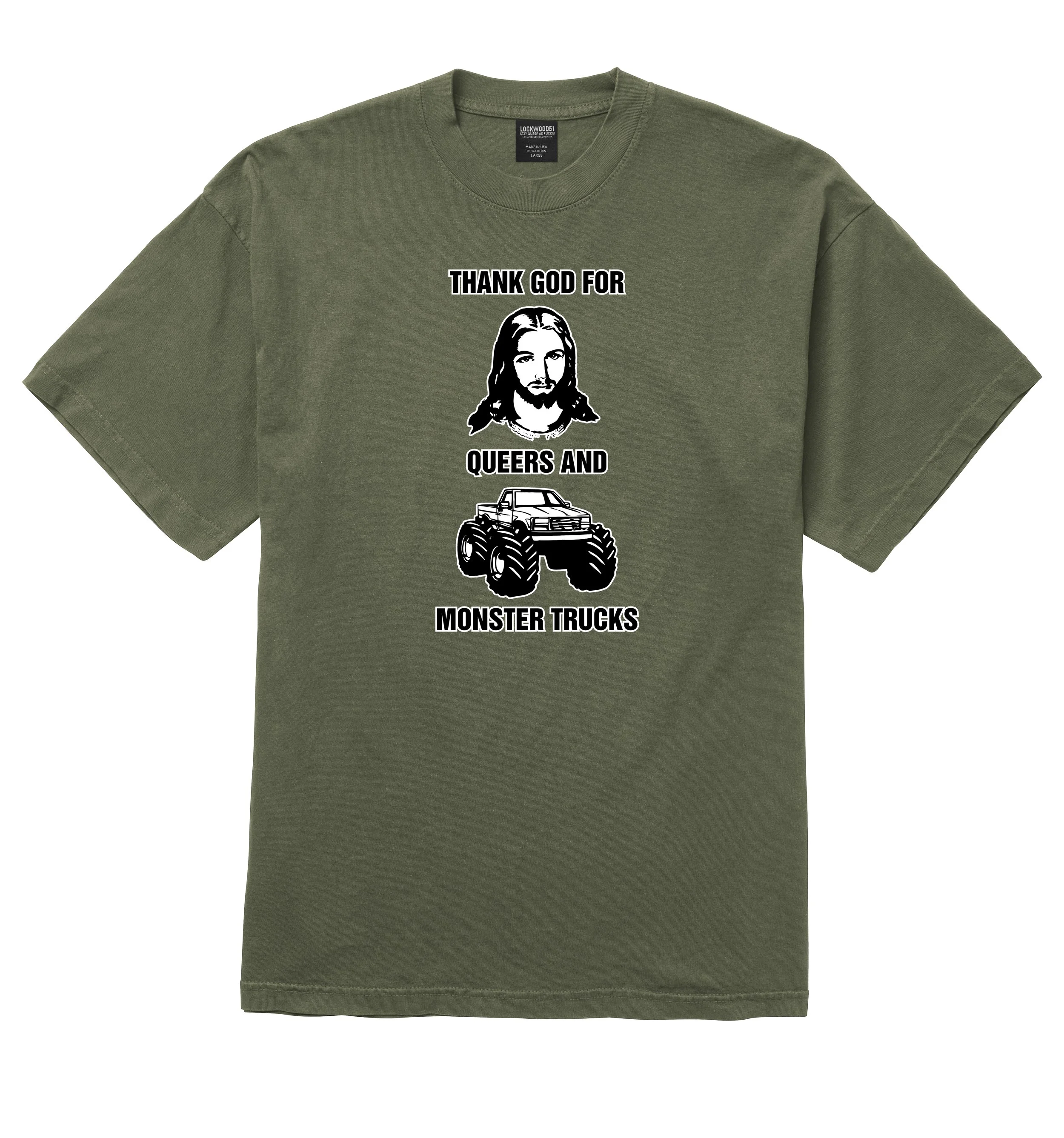 Monster Trucks T-shirt / Olive