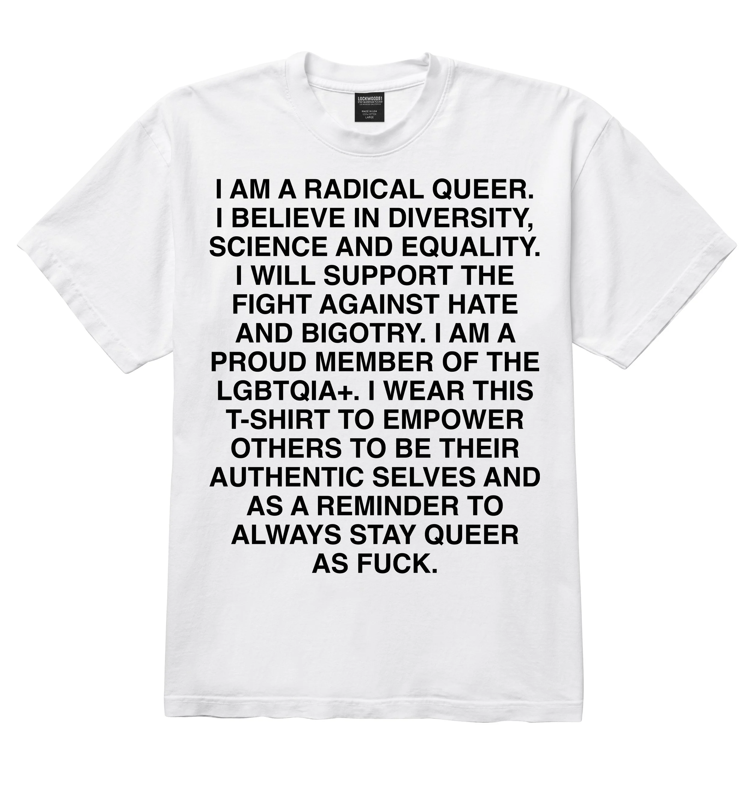 Rad Queer T-shirt / White