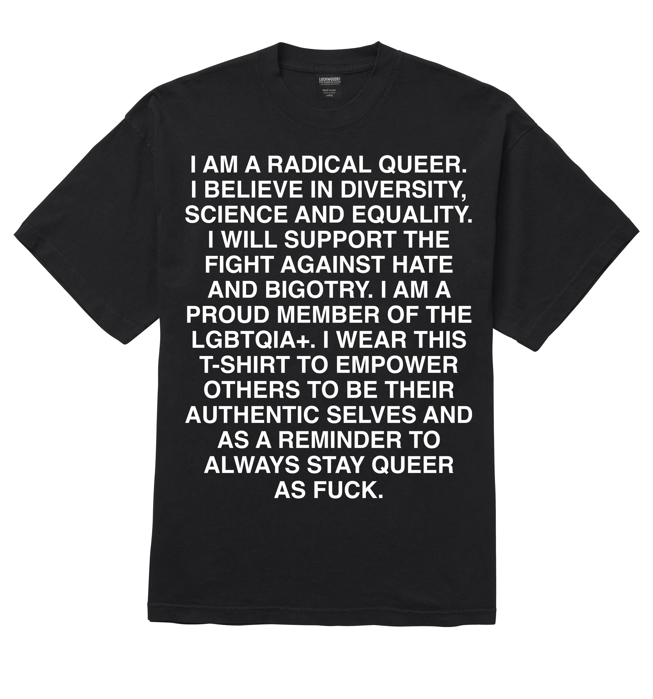 Rad Queer T-shirt / Black