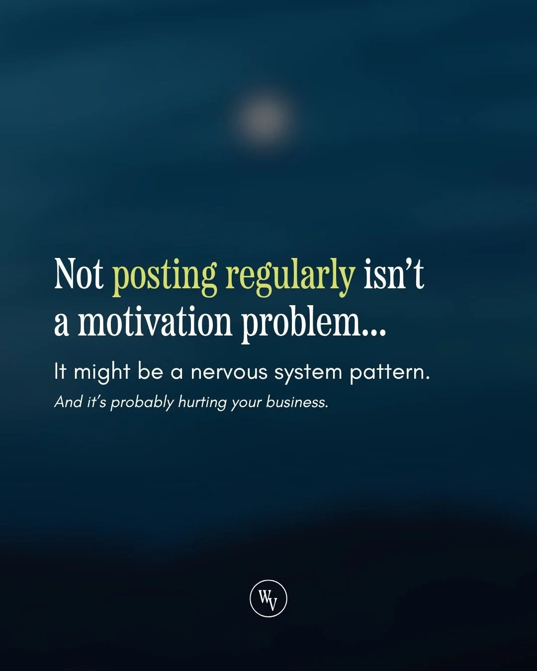 What if you approached your social media marketing from a regulated, grounded place?

What if you used social media as a tool for finding your people, not going viral?

What if spending time on your marketing felt fun, inspiring and creative?

As sma