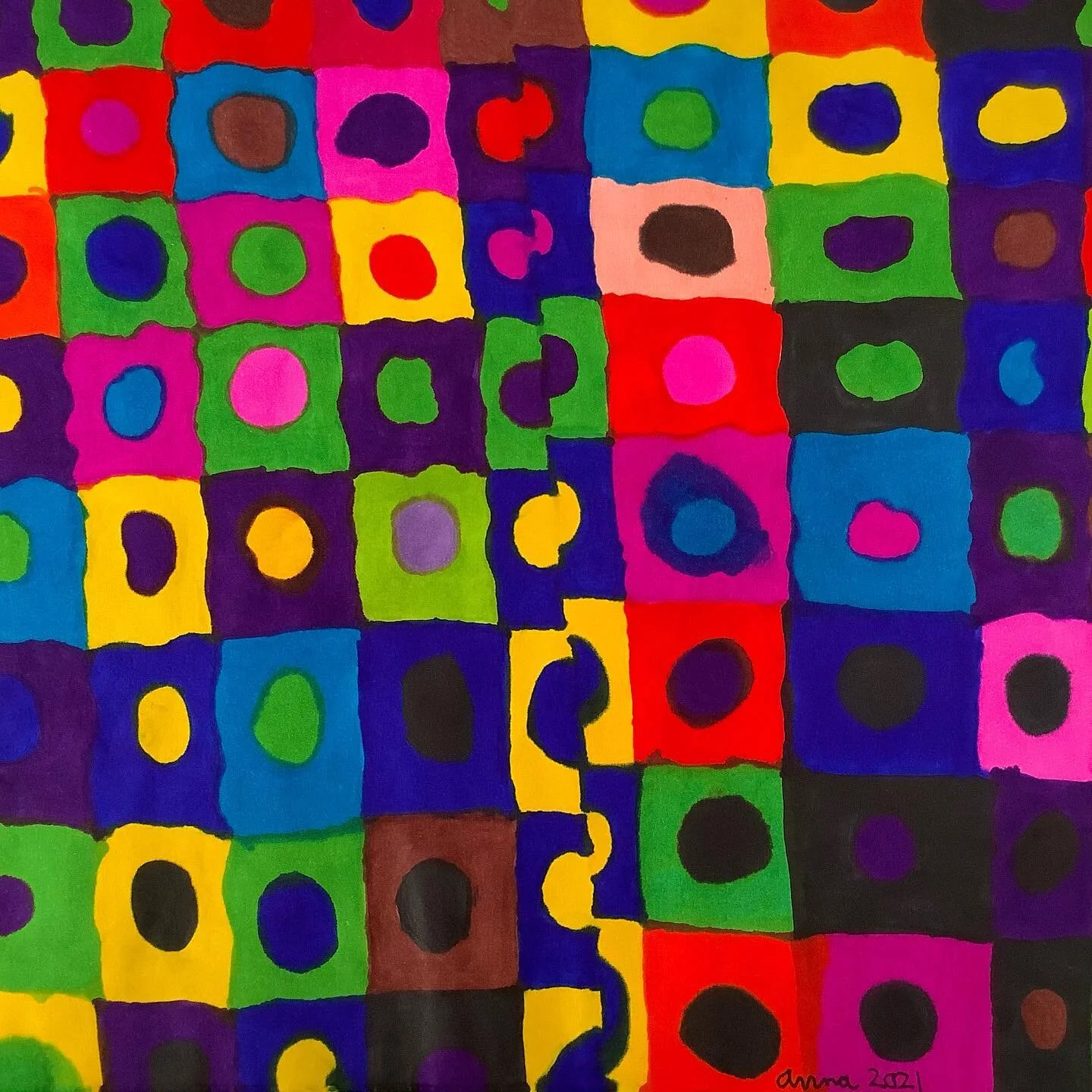 This pattern is inspired by my favourite childhood doona cover.