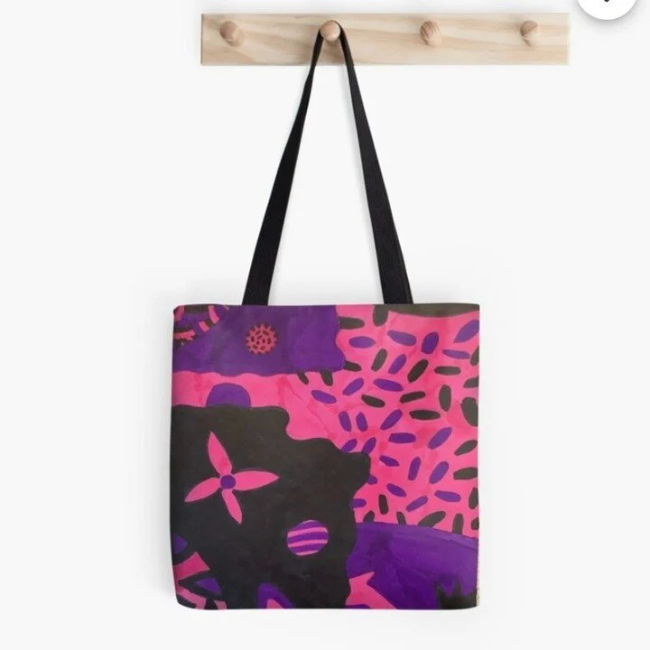 Some of my wearable #art #totes. See more at lovefromannadesigns.com