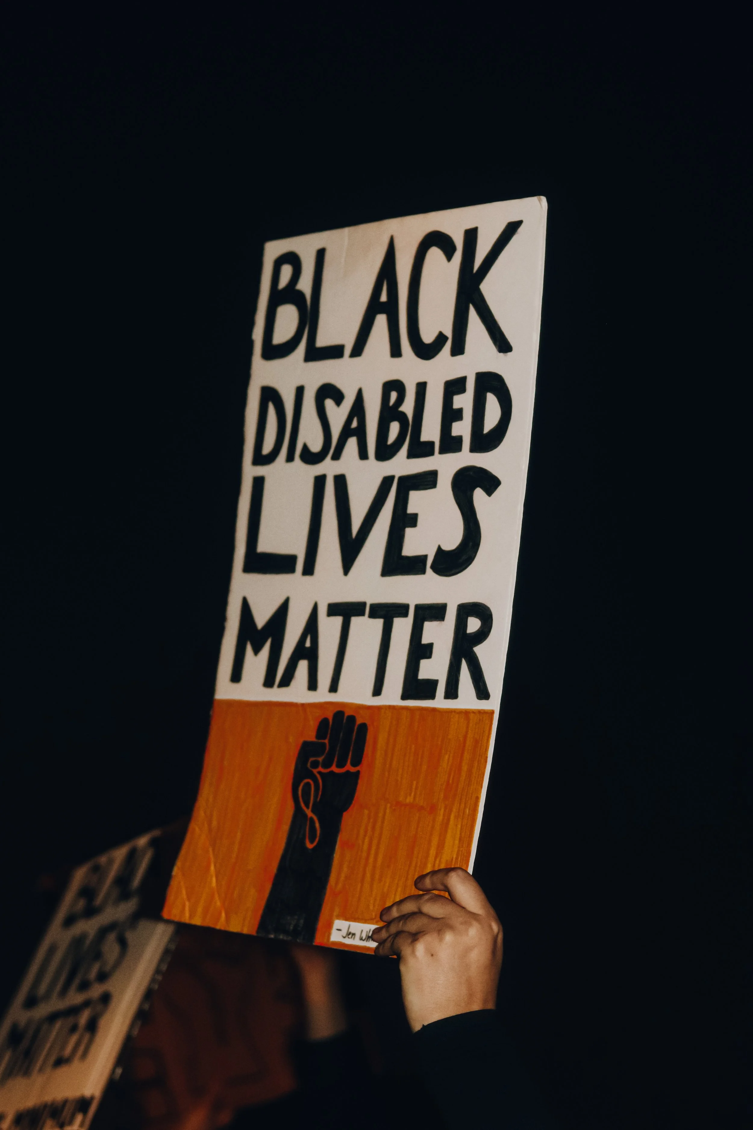 Black Disabled Lives Matter Print