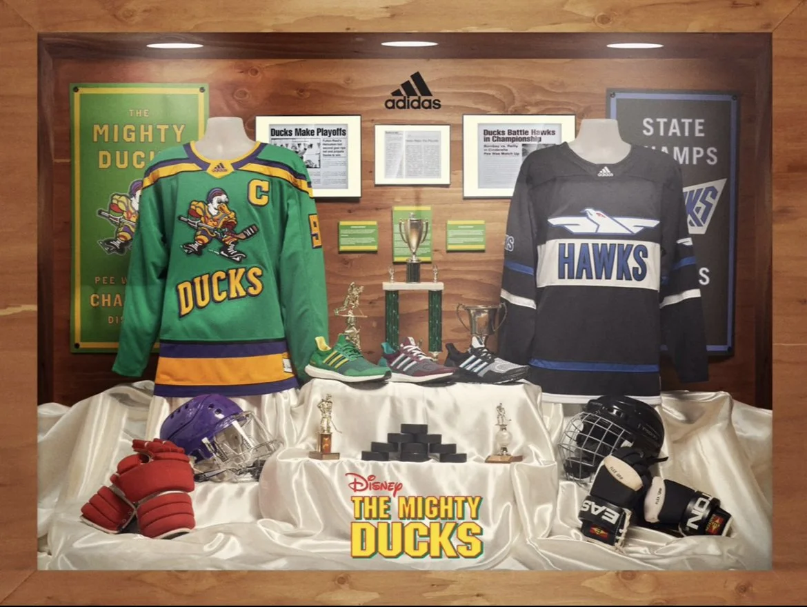 Mighty Ducks x Adidas Line Product Photography