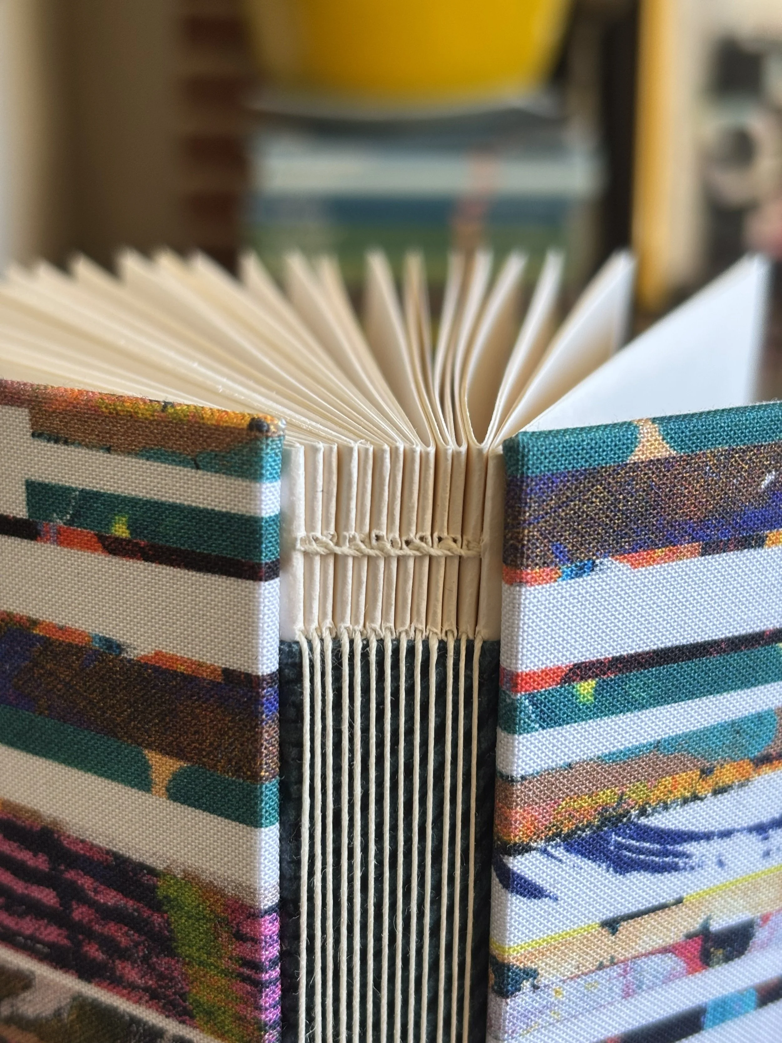 Fabric covered books