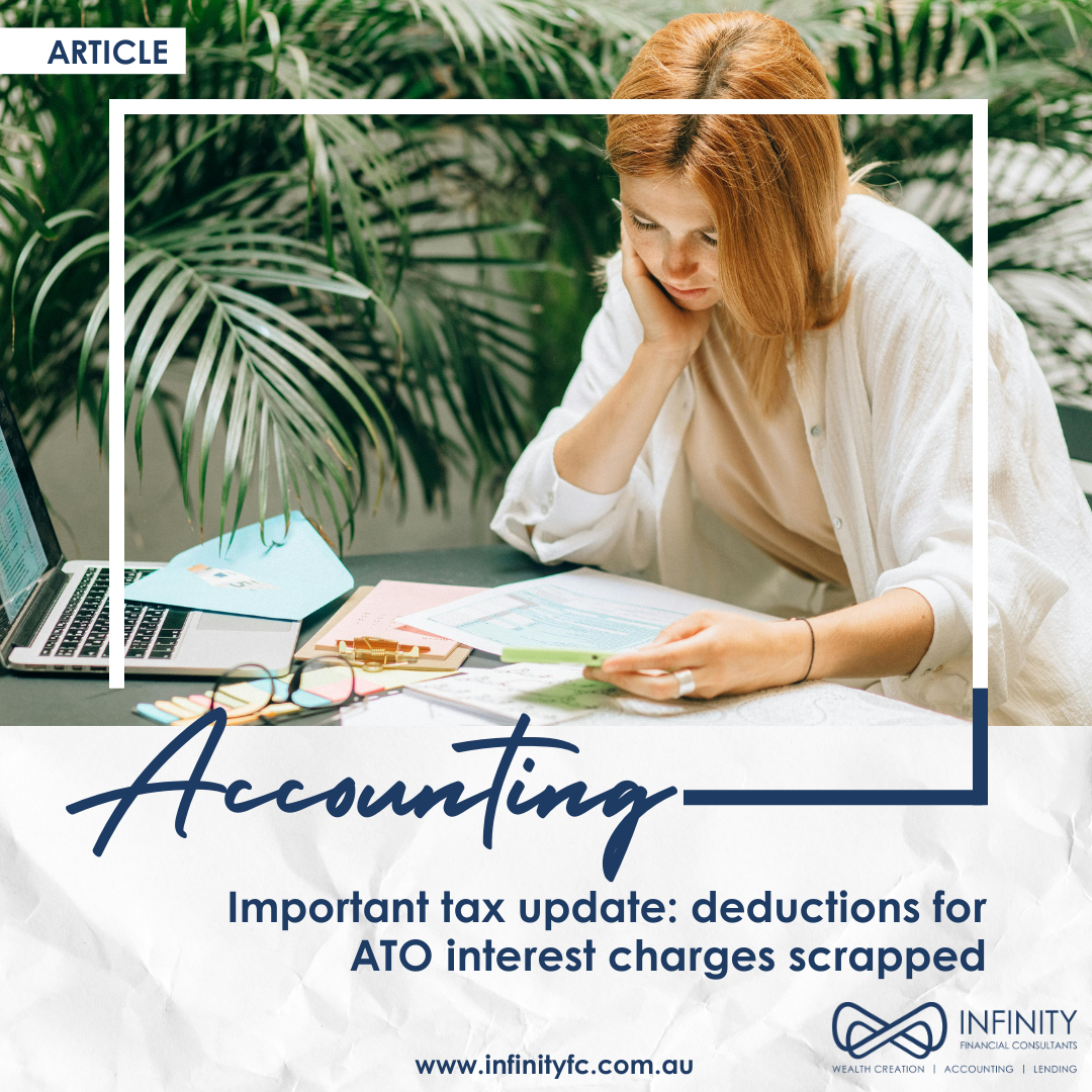 Important tax update: deductions for ATO interest charges scrapped