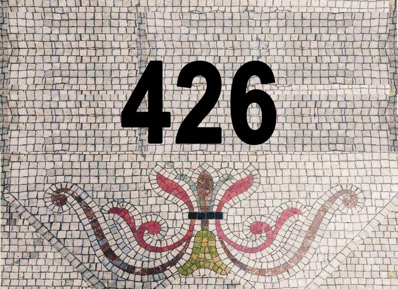 Doormat Mosaic. Choose any color combo and script. Handmade handcut tile mosaic on fiber mesh or framed if needed.