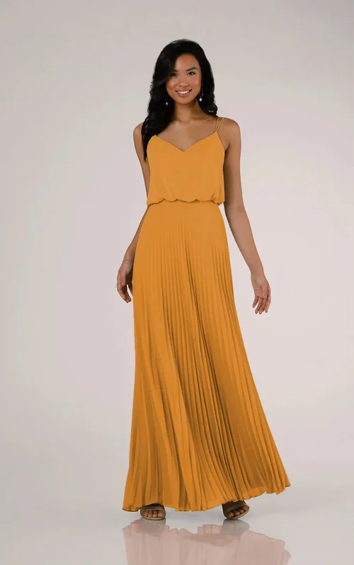 slim fit dress slacks Sorella Vita Bridesmaids Dress 8798 – Alexandra's Boutique main image 1