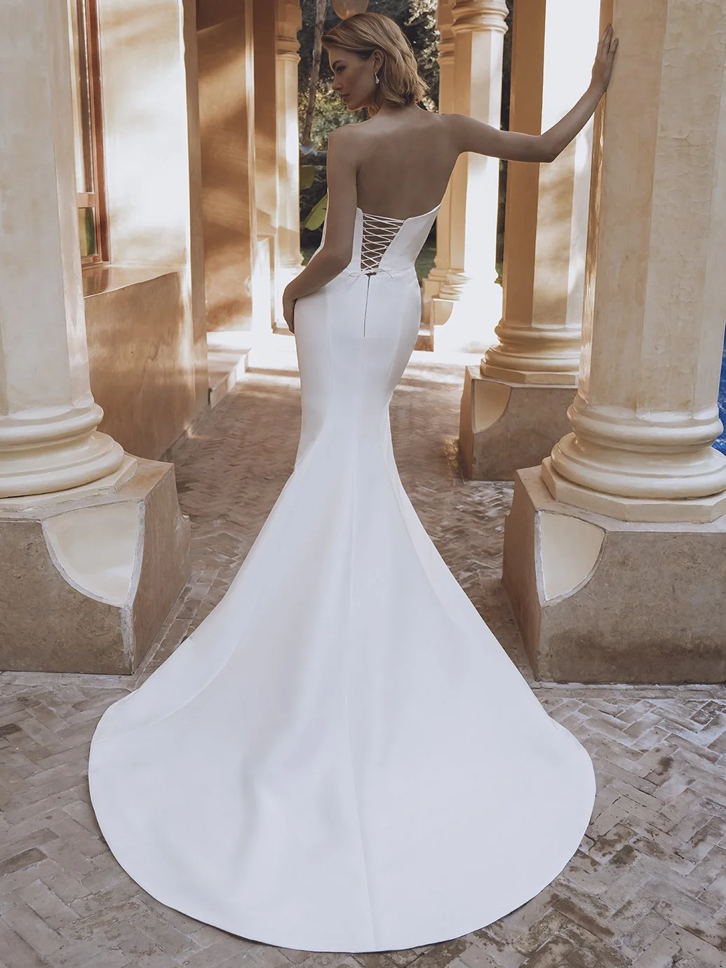 chinese dress ladies Blue by Enzoani: Sally – Camellia Wedding Gown | Bridal Store