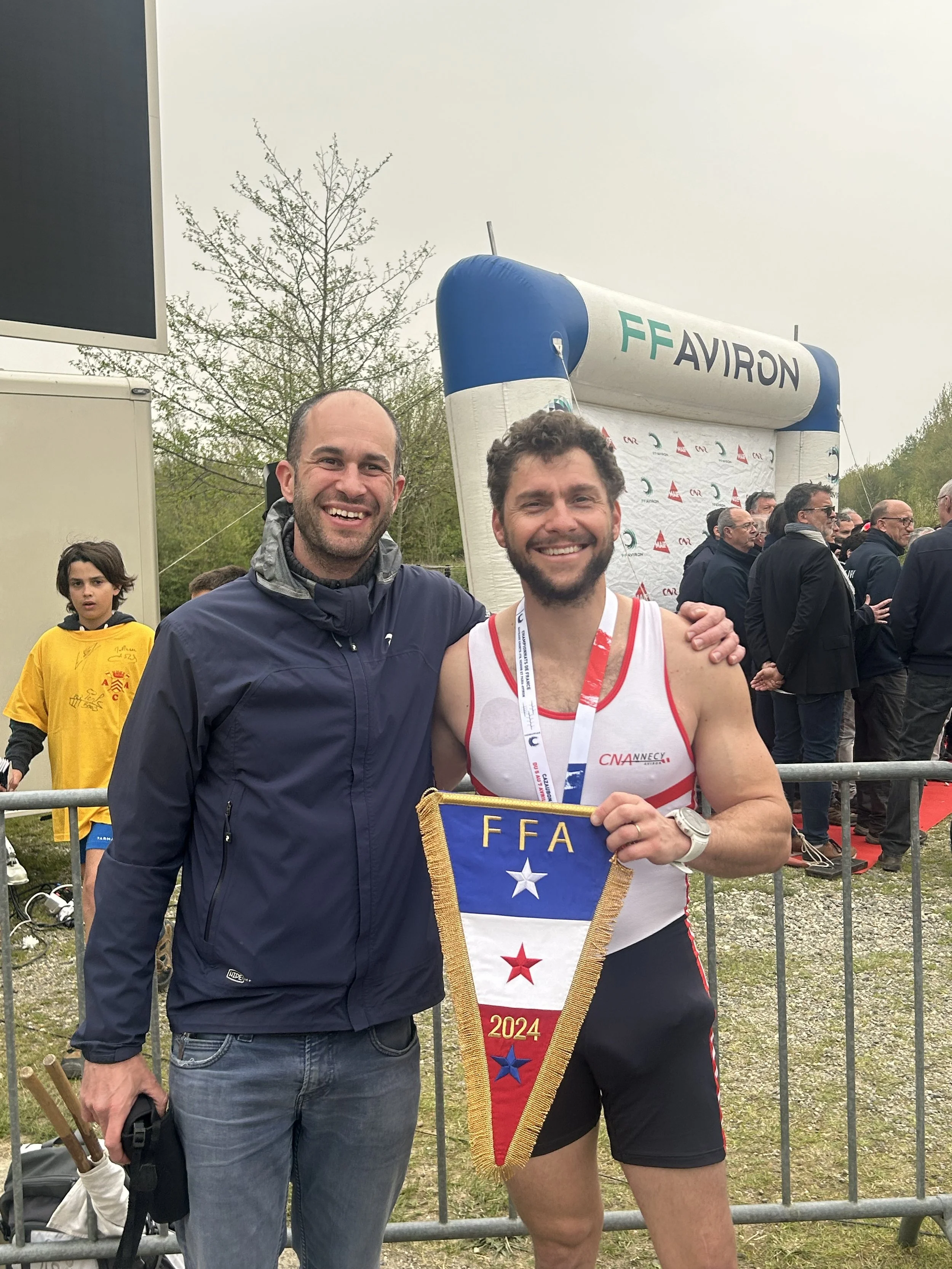 Accompagnement d’athlètes aux Championnats de France d’aviron – Sélection Olympique 2024