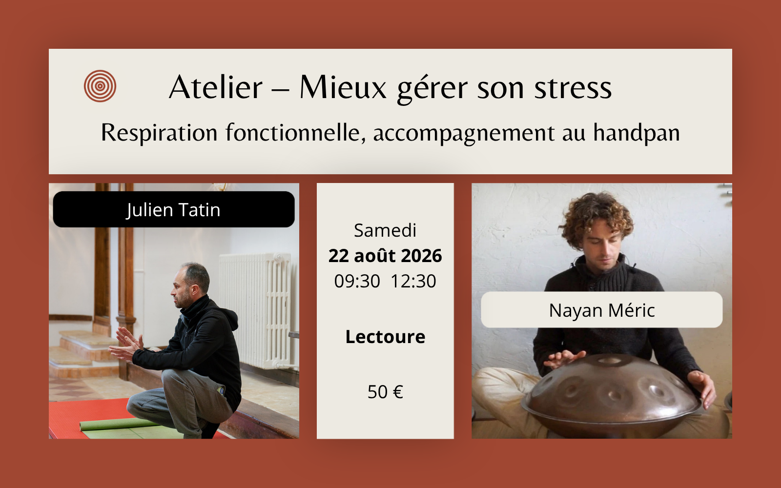 Atelier - Mieux gérer son stress