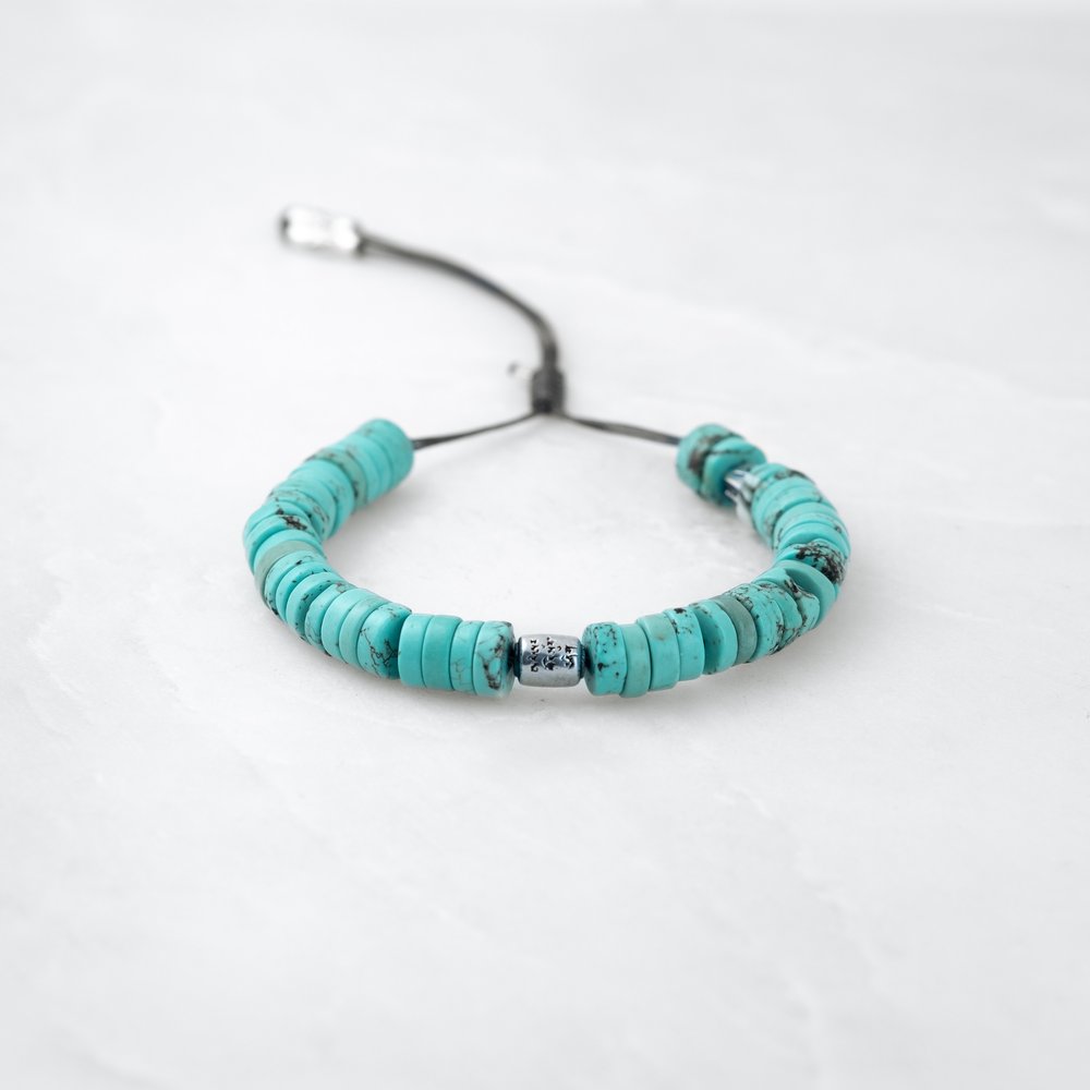 Bracelet COULEUR TIBET - Turquoise large, Manikorlo argenté — Roseparo  Bijoux - Artisan créateur - Bijoux Fantaisie - Roseparo Eshop