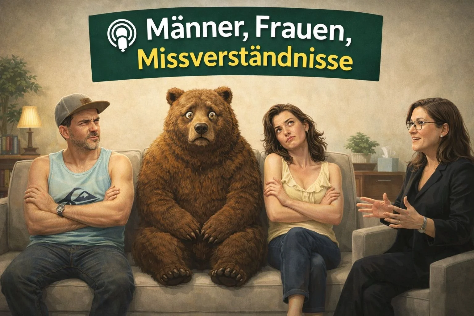 „Männer. Frauen. Missverständnisse.“ ist ein Podcast über moderne Beziehungen, Dating, Kommunikation und die Frage, warum Männer und Frauen heute oft das Gefühl haben, komplett aneinander vorbeizureden.