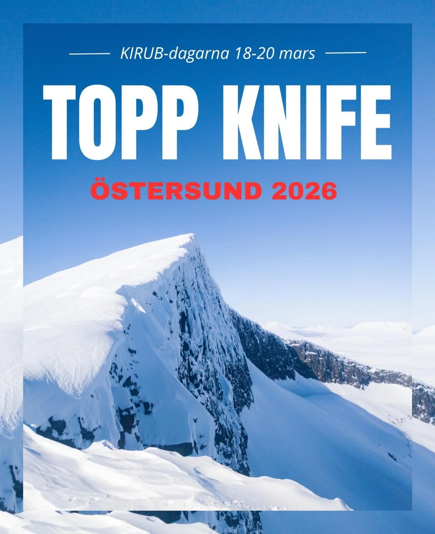 3 dagar kvar tills anm&auml;lan st&auml;nger! 

Anm&auml;l dig s&aring; ses vi i &Ouml;stersund 18-20 mars🥳