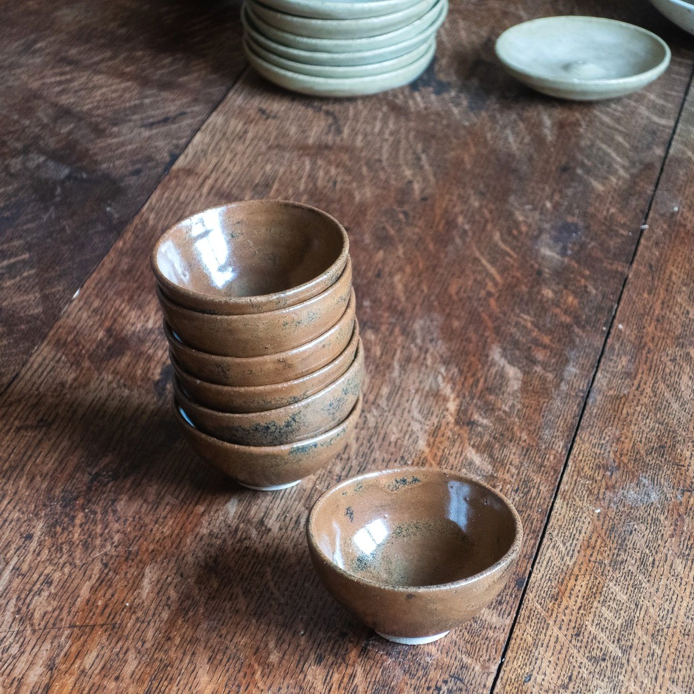 Soy Sauce Bowl in Walnut