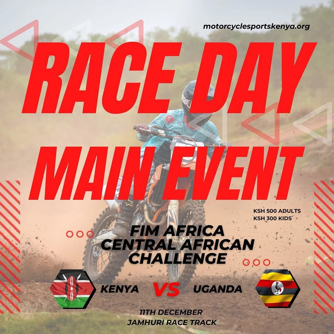 The time has come, the lines are drawn🔥

Kenya vs Uganda

This weekend join us for the season finale, at Jamhuri motocross track.
