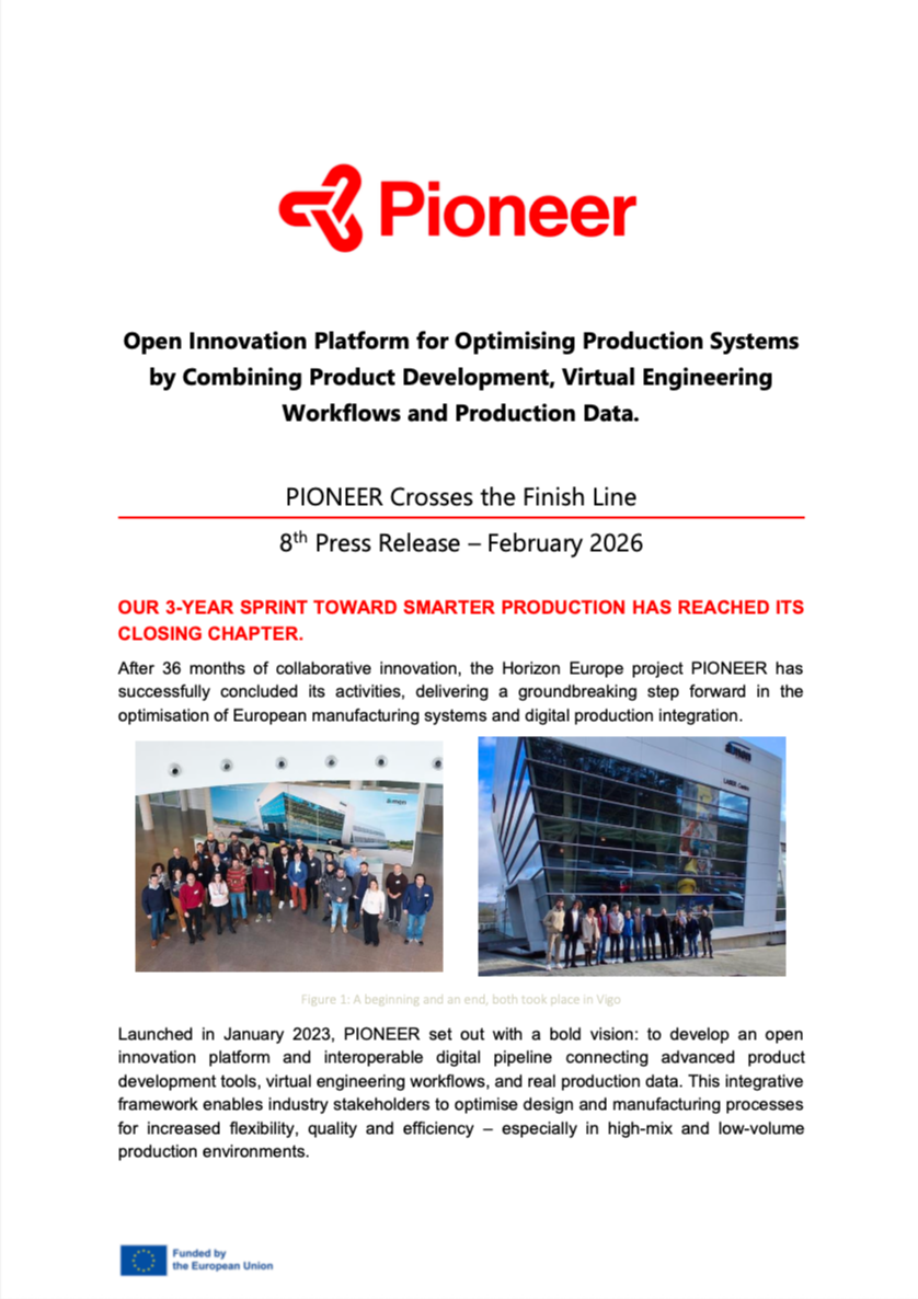 PIONEER Crosses the Finish Line