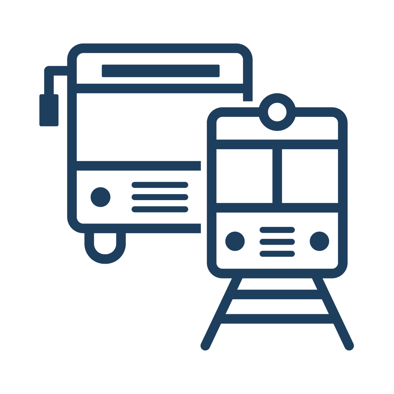 Travel training journeys completed icon