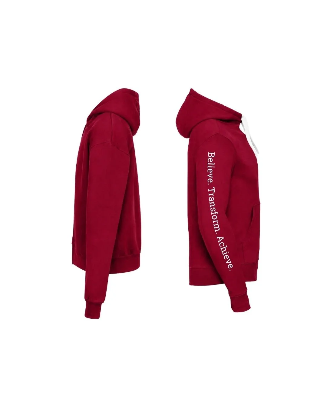 Edge Academy Hoodie Cranberry - Side.jpg