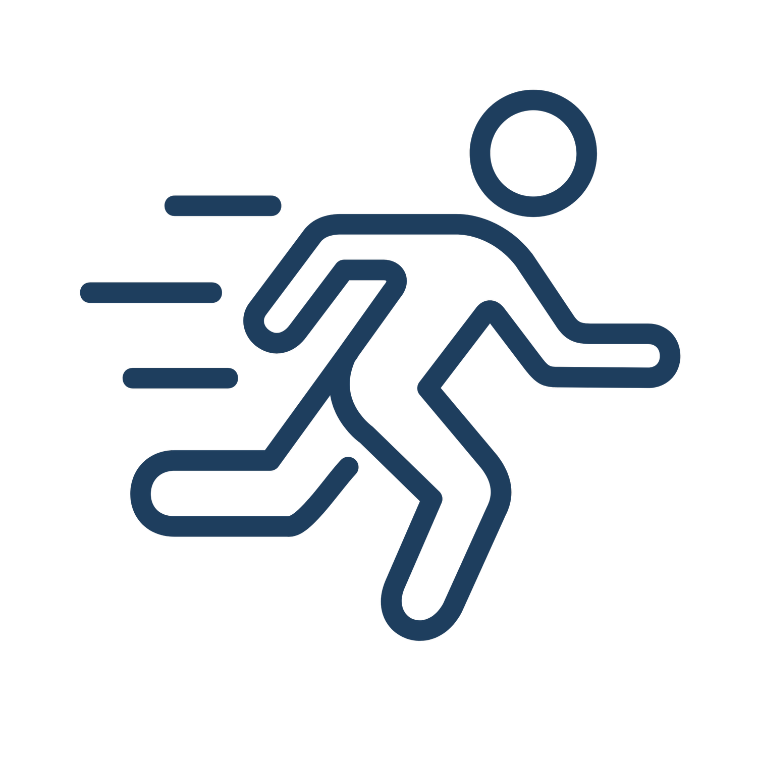 Hours of physical activity and sport icon