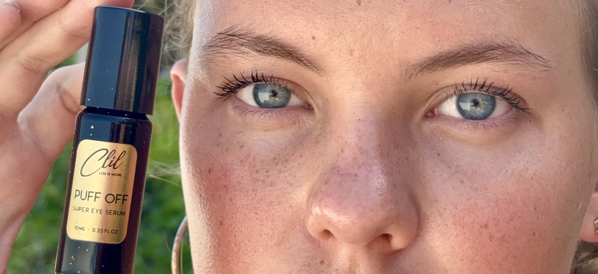 Removes puffyness and dark circles