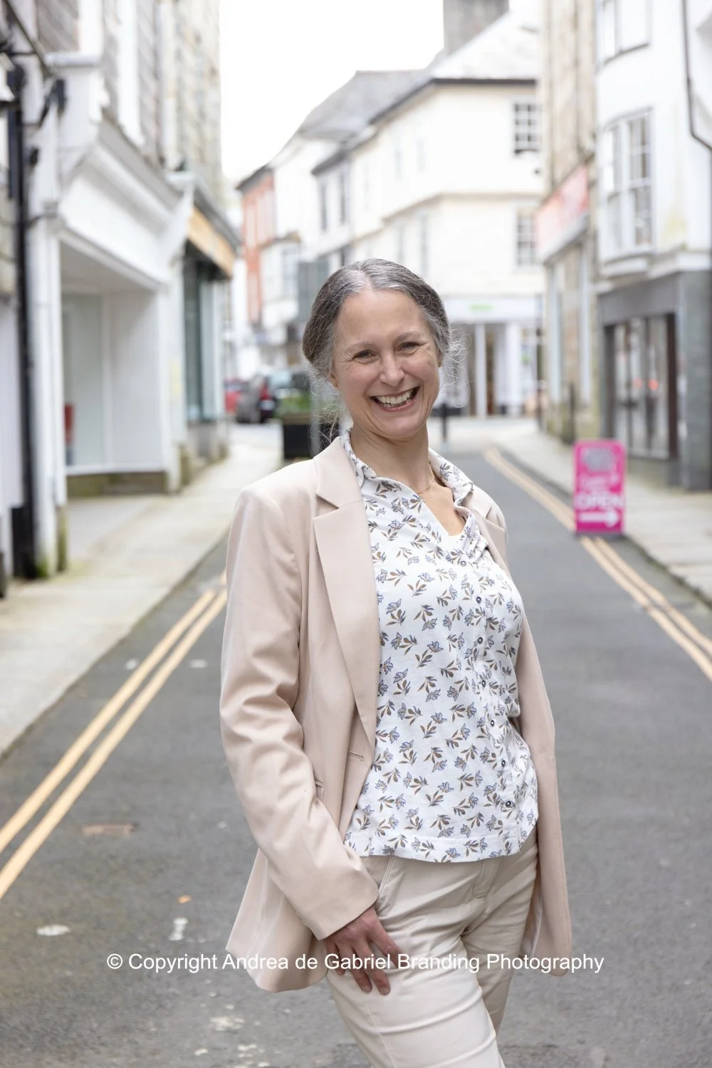 Branding portraits for Plymouth business owner