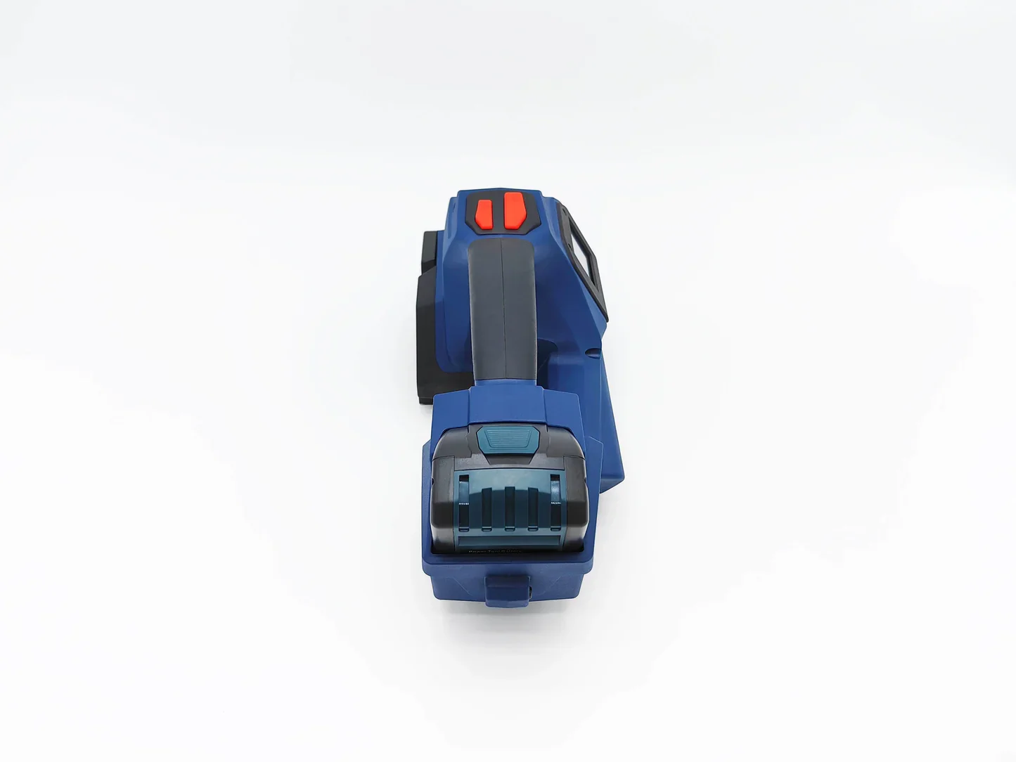 Omnistrap 380 view of battery and control buttons