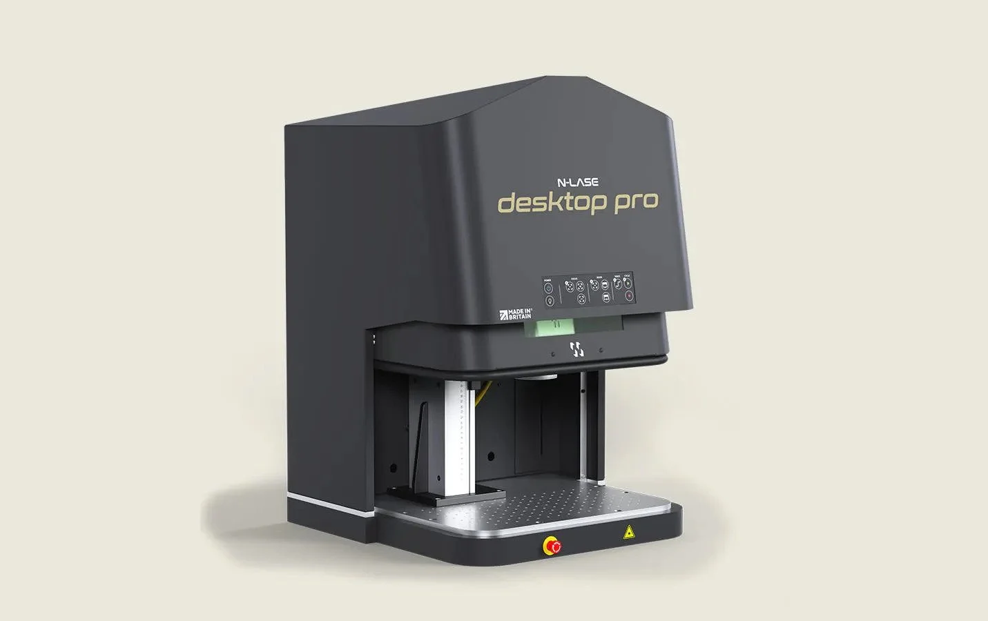 N-Lase Desktop Pro laser marker side view