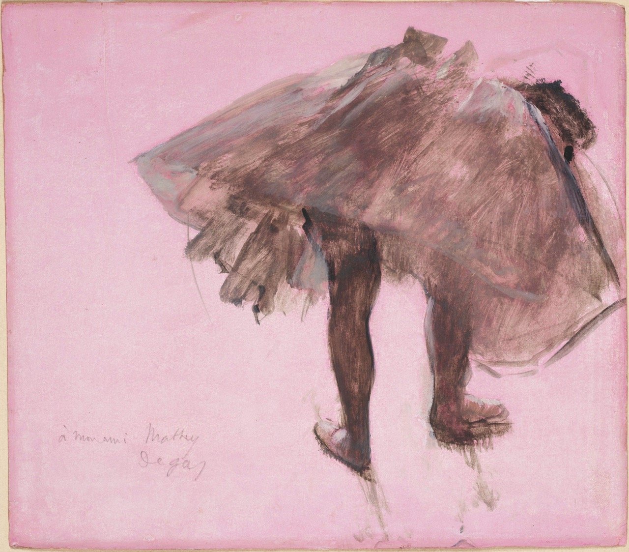 Edgar Degas Dancer Seen from Behind