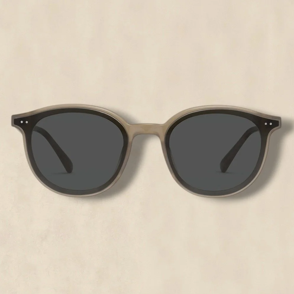 Brown Round Sunglasses