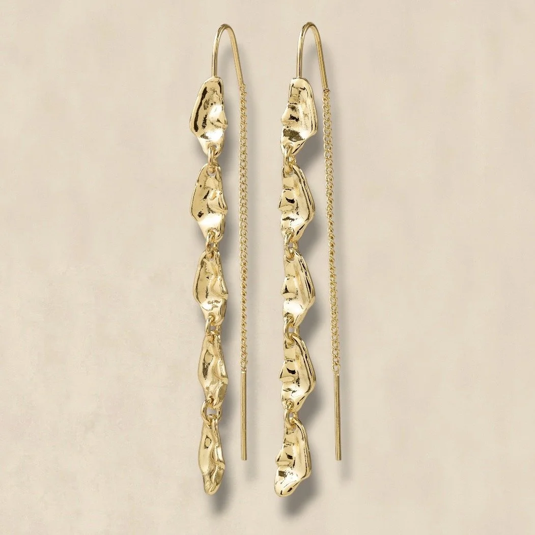 Gold Chain Drop Earrings