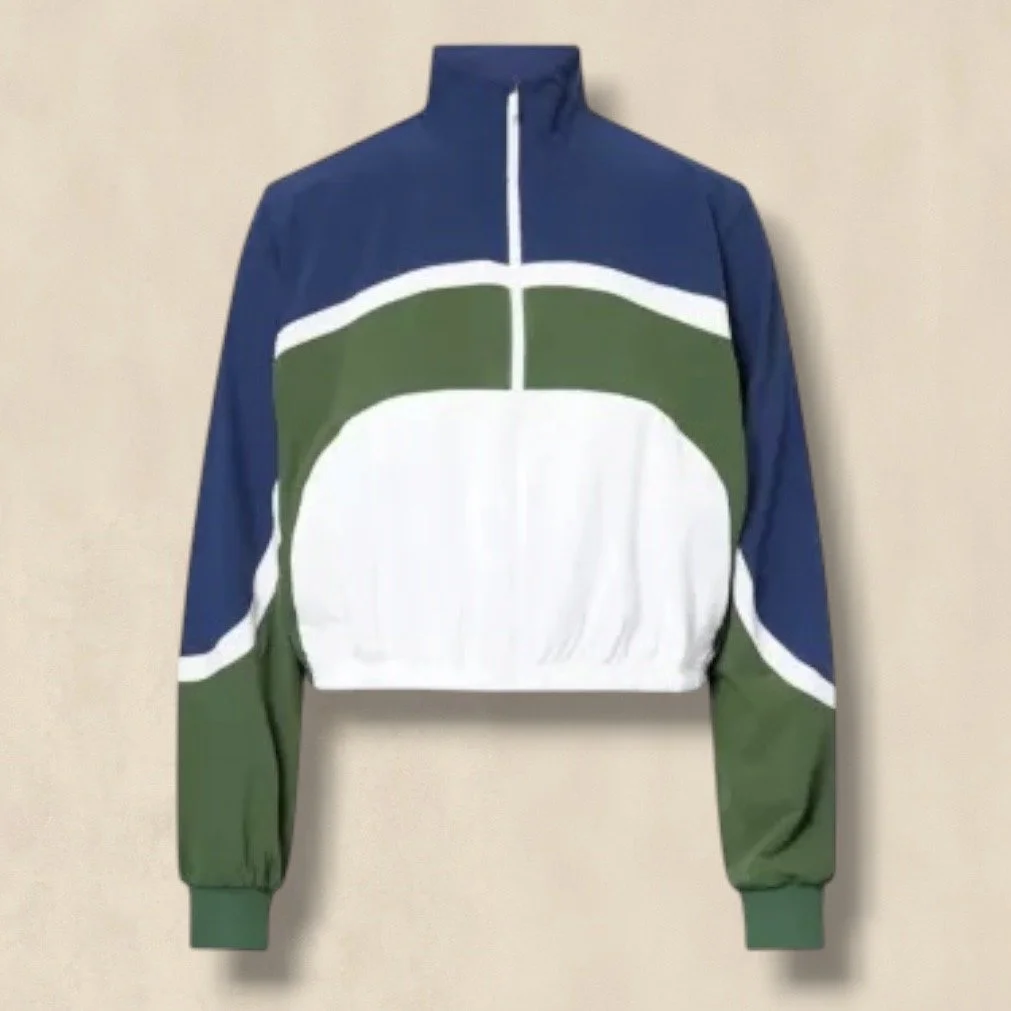 Navy UV-Protective Tennis Jacket